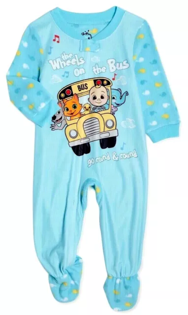 COCOMELON PAJAMAS ONE Piece Girl Boy Toddler 2T 3T 4T 5T Sleeper union ...