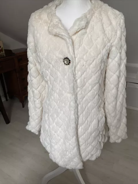 Me jane faux fur coat sale