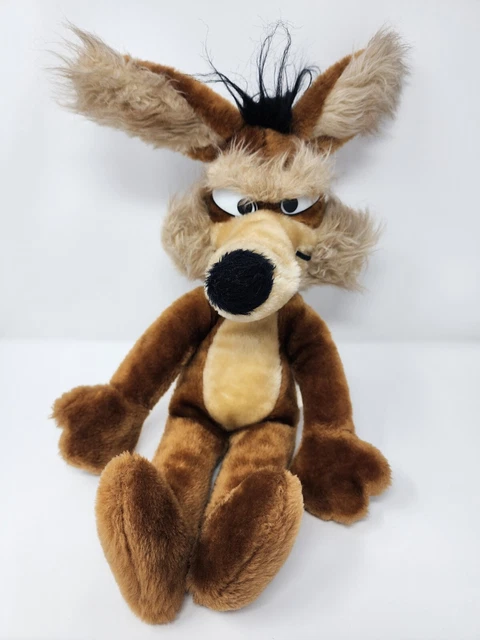 VINTAGE 1971 WARNER Bros WILE E COYOTE Plush Mighty Star 18 inches tall
