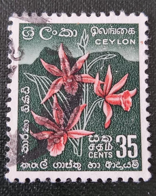 Ceylon 1958 Mi 303 Orchidee, gestempelt