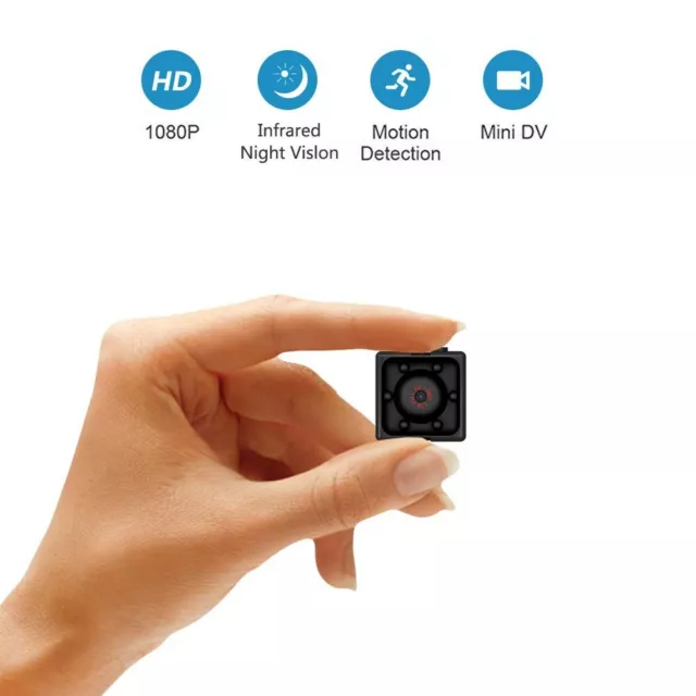 Mini Camera Espion Full HD Portable sans Fil Vision Nocturne Détection Mouvement