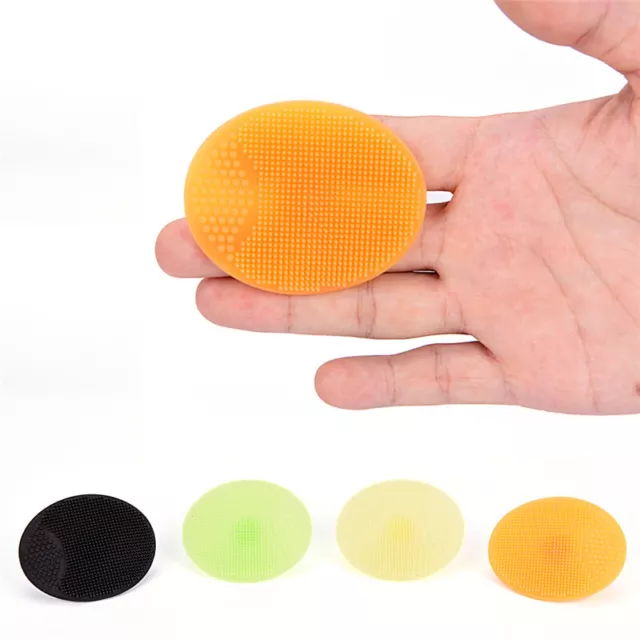 Cleaning Pad Wash Face Facial Exfoliating Brush SPA Skin Scrub Cleanser Tool -wf