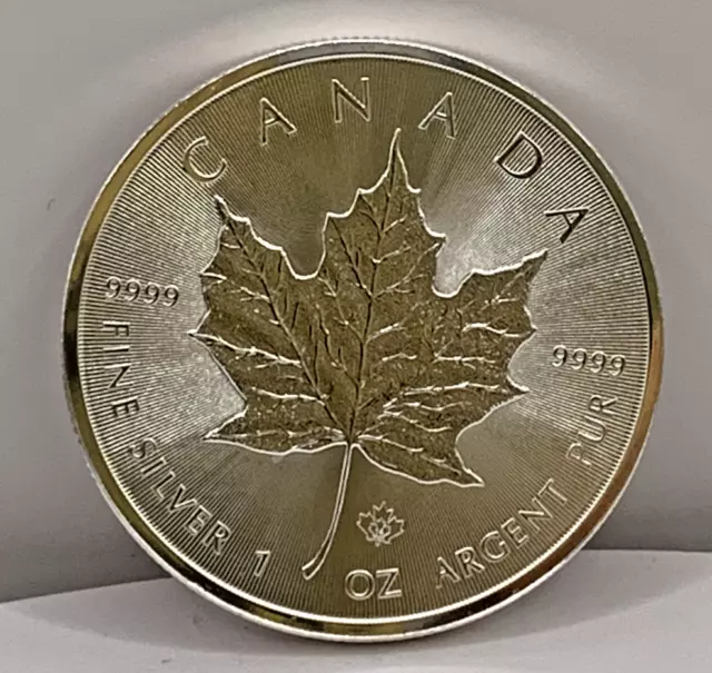 1 x 2014 Canada Maple Leaf 1oz 9999 Silver