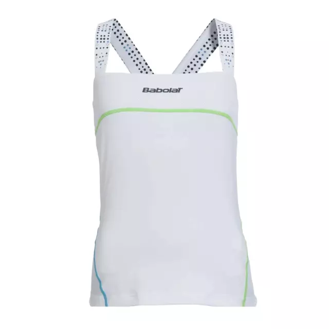 *Babolat Damen Match Performance Tank Top - weiß - mittel - UVP £30