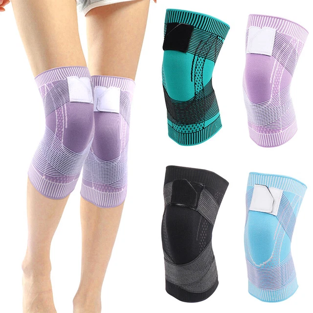 Knee Sleeve Compression Brace Support For Sport Joint Pain Arthritis Relief
