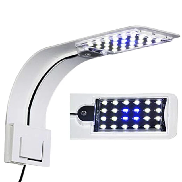 10W Super Slim Aquarium Fish Tank 5730 LED Light Aquatic Plant Clip-on Lamp