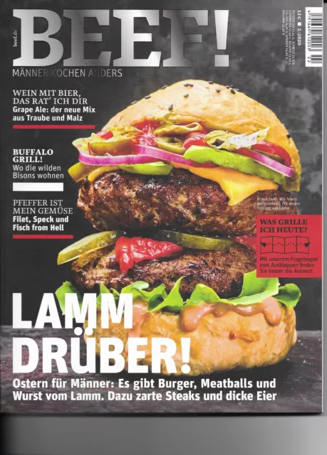 Beef! Nr. 56, 2/2020 - Koch- und Grillzeitschrift für Männer