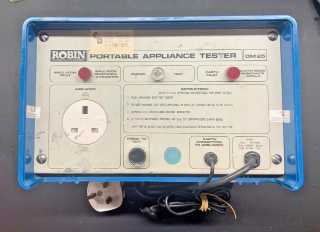 ROBIN - Vintage PAT Portable Appiance Tester, Model: OM-25