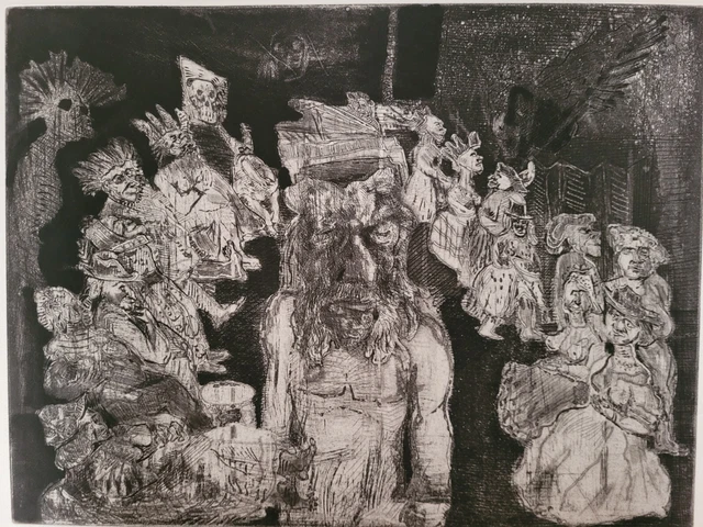 Lithographie numérotée et signée Don Juan 85/100 signature à identifier 2