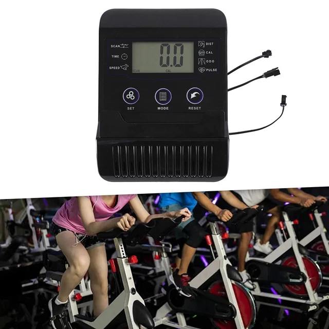 Compteur De Vitesse étanche Pour Rameur Ou Vélo Fitness – Moniteur LCD, Noir (neuf)