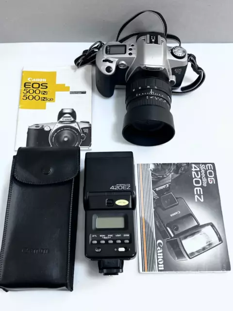 Canon EOS 500N Analog Kamera / Sigma UC 28-70mm / Speedlite 420EZ