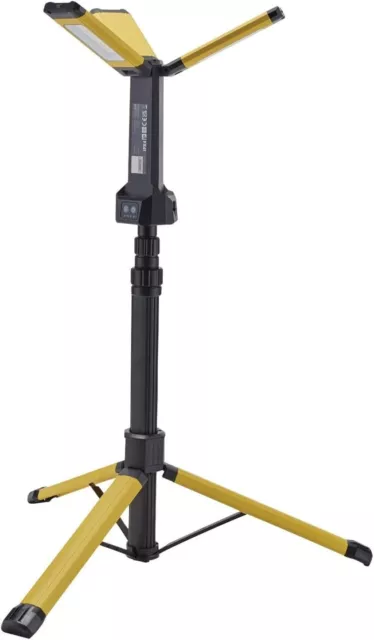 Draper Tripod Cordless Rechargeable LED 2000 Lumen Site Work Flood Light, 03186