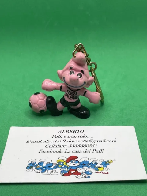 Puffi Smurfs Puffo Portachiavi Forza Palermo