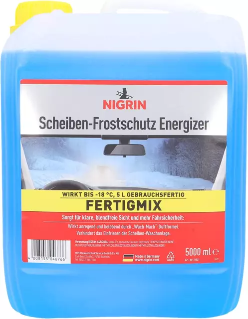 KFZ-Scheiben-Frostschutz POWER, Konzentrat, 5 l NIGRIN 21028 (4008153046759)
