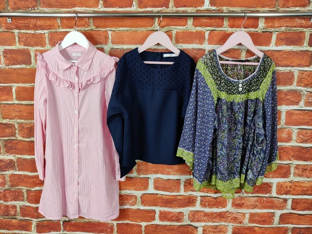 Camicia Borchie Ragazze Età 8-9 Anni Next M&S Longline Camicetta Boho Top Party 134Cm