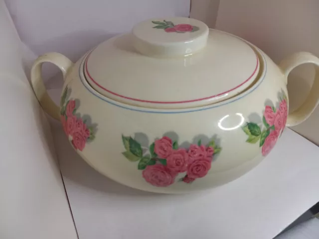 Cavitt-Shaw div. W.S. George covered 8 inch Rosita pattern tureen circa 19930 -0