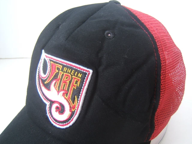 Rhein Fire Football Hat NFL Europe Reebok Snapback Mesh Trucker Baseball Cap 3