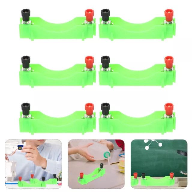 6 Pcs Physics Labs Battery Holder Electronic Kits for Kids Case Item Casing