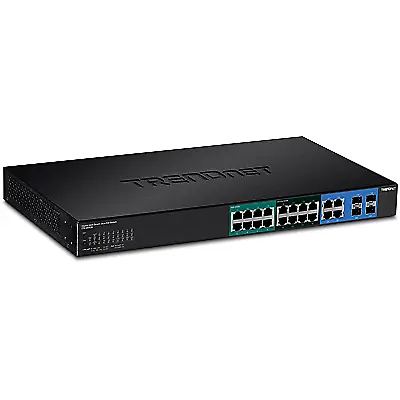 TRENDnet TPE-204US - Managed - L2/L3/L4 - Gigabit Ethernet (10/100/1000) - Power