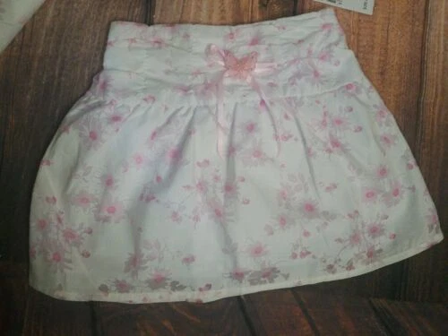 Set camicia e gonna floreale Iz Byer California taglia ragazza 6X ** Nuovo con etichette** 3