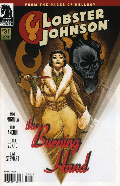 Lobster Johnson: The Burning Hand #3 VF/NM; Dark Horse | 8 - we combine shipping