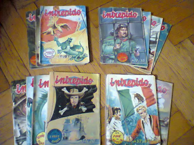 Lotto Intrepido Libretto 1957 1958  12 Albi Ottimi , Altri Anni Disponibili