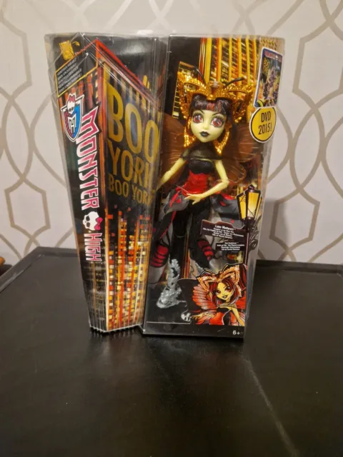 Monster High Boo York Luna Mothews Rare Collectible Doll - Brand New In Box