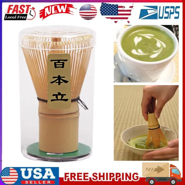Matcha Green Tea Bamboo Whisk Chasen Stirrer for Japanese Tea Ceremony Brush