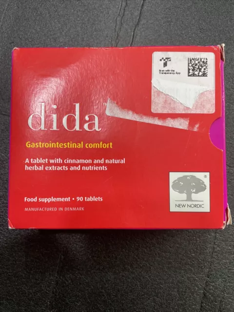 New Nordic Dida for Gastrointestinal Comfort 90 Tablets  BBE/08/2025 BOX DAMAGE