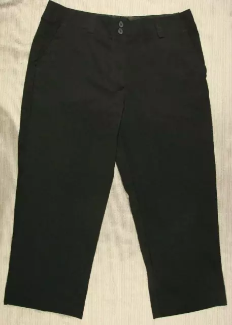 Women's Nike Golf Dri-FIT Tour Performance Capri Pants 10 black