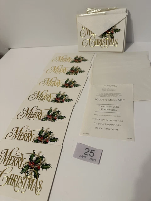 Vintage  Glad Memories  Christmas Greetings Card