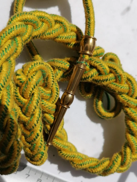 Fourragère Médaille Militaire – Féret Doré – France – Insigne D’époque – Usures