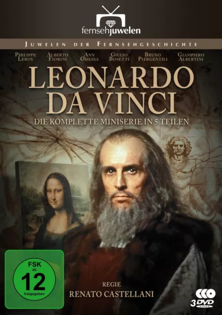 Leonardo da Vinci - Der komplette 5-Teiler - Philippe Leroy - Fernsehjuwelen DVD