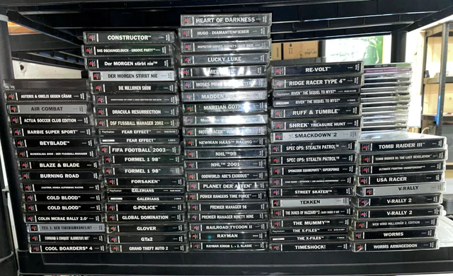 +110 PlayStation 1 Spiele PS1 Games ohne Anleitung Resi Yu-Gi Harry Potter TOP