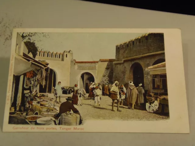 Crossroads of Three Parts, Tanger, Tangiers, Morocco Postcard