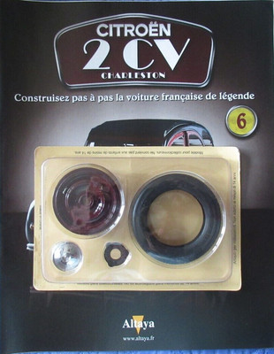 Citroën 2CV Charleston ALTAYA 1/8 N°6 jante avt Enjoliveurs Support moyeu Pneu