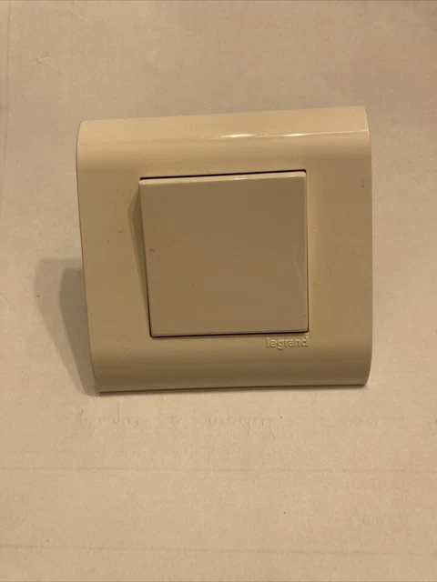 Interrupteur Va-et-vient Legrand Mosaic 45 - 1 Module, 20A, Référence 74036, Occasion Fonctionnel