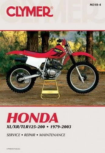 Clymer Shop Repair Manual M318-4 Honda XR200R/XL125S/XL185S/XL200R/TLR200 Reflex