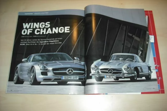 Autozeitung 25730) Mercedes 300 SL Flügeltürer mit 215PS besser als...?