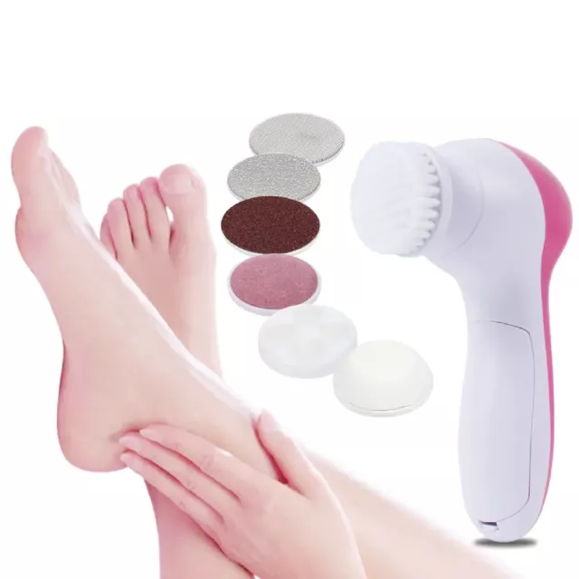 New 7 In 1 Deep Clean Electric Facial Cleaner Face Skin Care Massager Beauty Au
