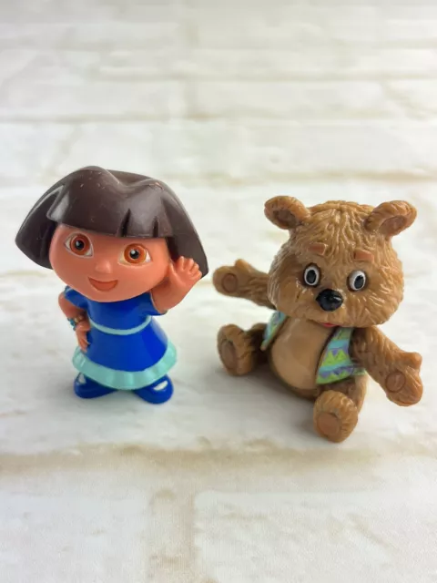 DORA THE EXPLORER Teddy Bear Osito & Dora PVC Lot of 2 Figures Toys ...