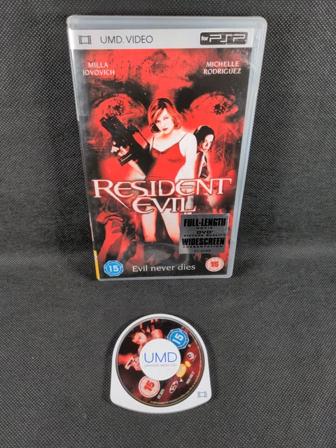 RESIDENT EVIL UMD Film PSP Milla Jovovich, Michelle Rodriguez £4.94 ...