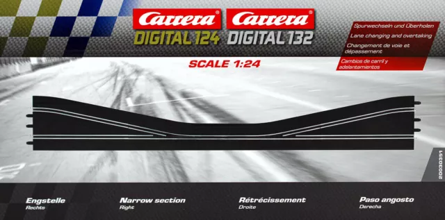 Carrera 30351 - Digital 124/132 Engstelle Rechts NEU und OVP