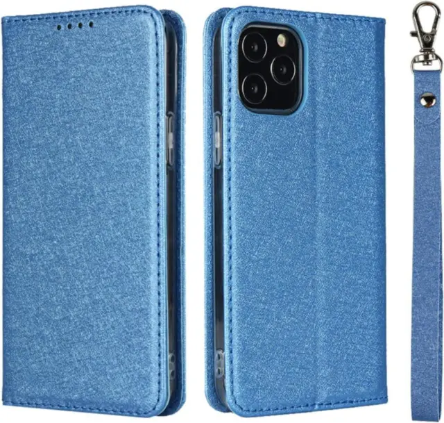 Cover for iPhone 12 Case,for iPhone 12 Pro Case,Premium PU Leather(6.1") -Blue