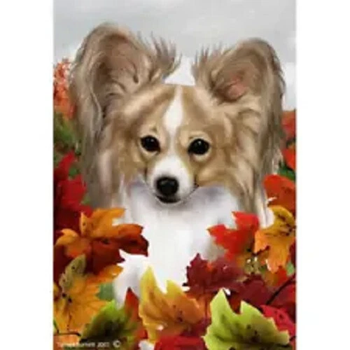 Fall Garden Flag (TB) - Lemon and White Papillon 134431