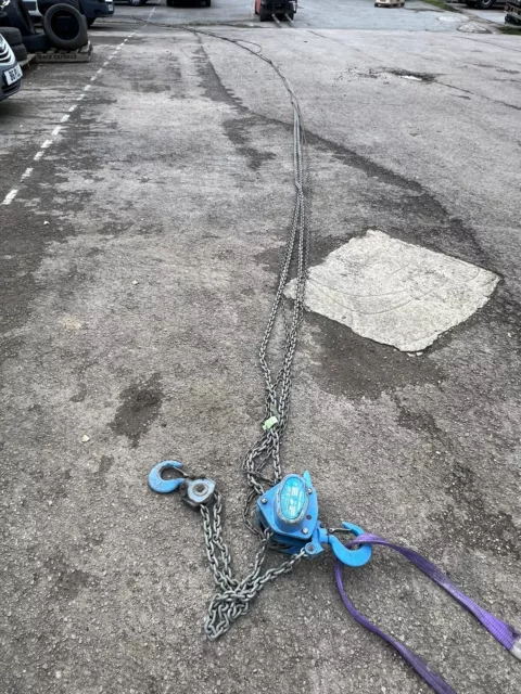 Lifting Chain Hoist Block Tackle 3 Ton 20M (3000KG Pulley Manual Winch)