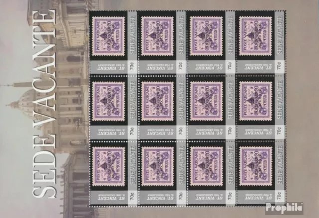 Briefmarken St. Vincent 2005 Mi 6151 Kleinbogen postfrisch Religion