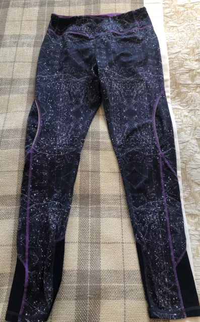 KYODAN FULL LENGTH Black Patterned Leggings Size Medium £7.00 - PicClick UK