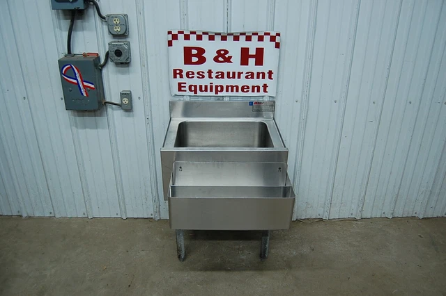 Eagle Group 24" Stainless Steel Underbar Ice Bin 2' Eagle Group 24" Stainless Steel Underbar Ice Bin 2'