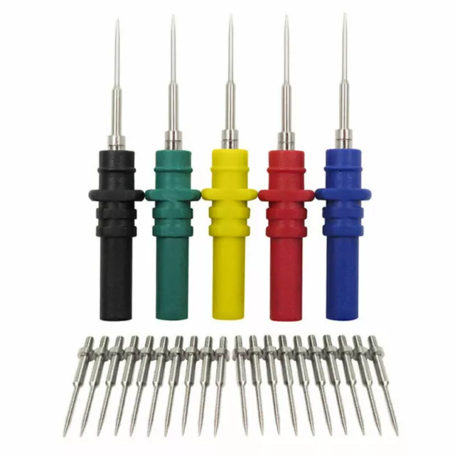 5Pcs Hantek HT307 Back Pinning Probes Needle Piercing Probes Set Assorted Colors